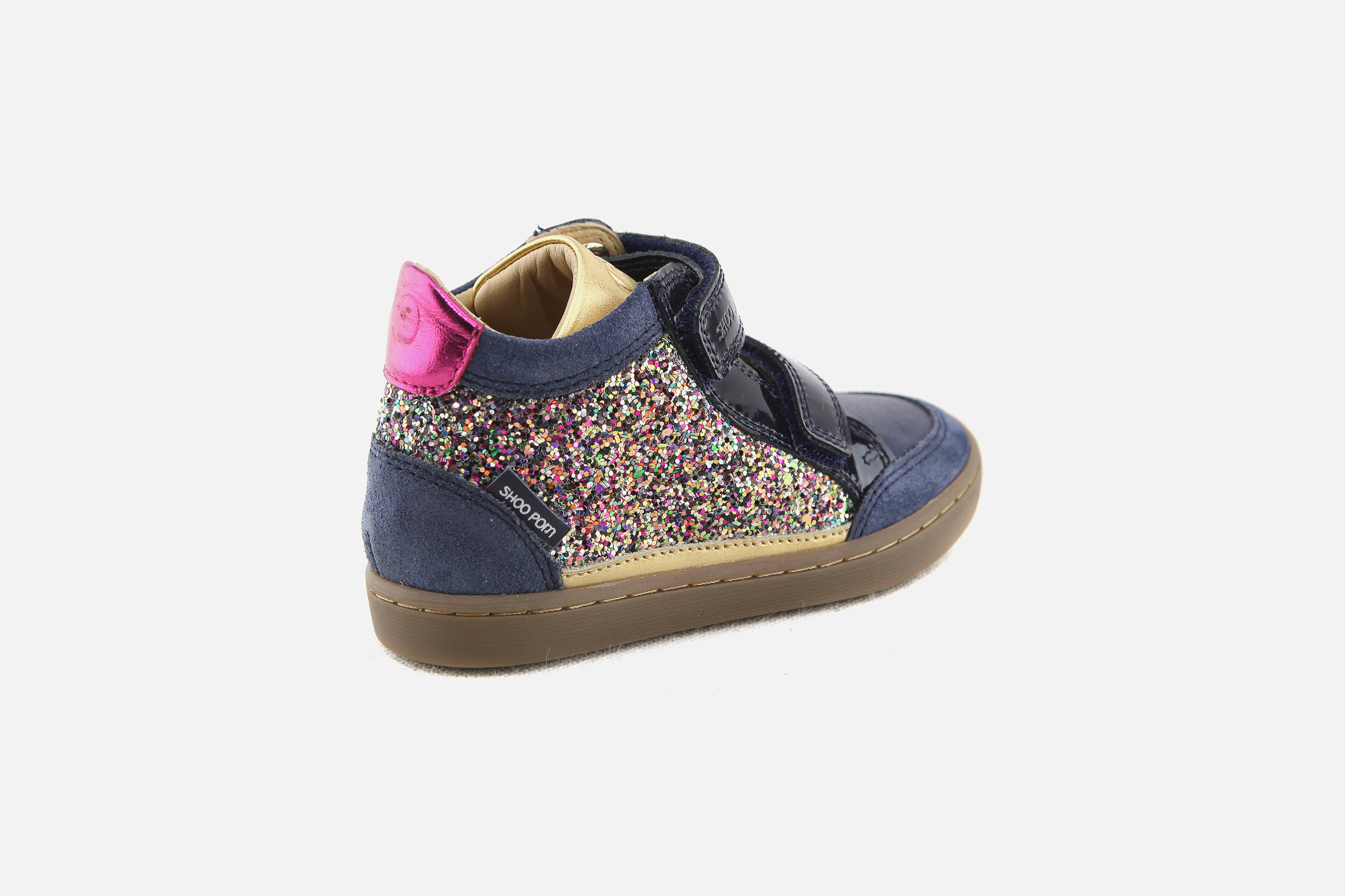 Shoo Pom PLAY EASY CO NAVY GLOSS Chaussures scratch sur