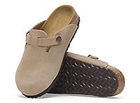 BOSTON KIDS SUEDE TAUPE - Birkenstock