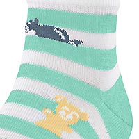 STRIPED JELLIES GREEN WHITE  - Falke