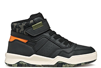 PERTH HI BLACK CAMOUFLAGE - Geox