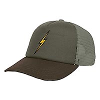TRUCKER CAP SEAGRASS BOLT - Lightning Bolt