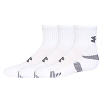 HEATGEAR SOCKS 3PK JR BLANC - Under Armour